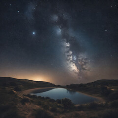 aurora borealis over the sea