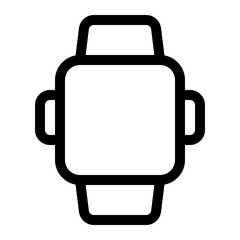 smartwatch line icon