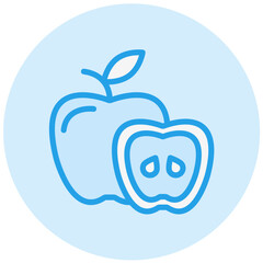 Apple Vector Icon Design Illustration