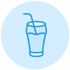 Cold drink Vector Icon Design Illustration