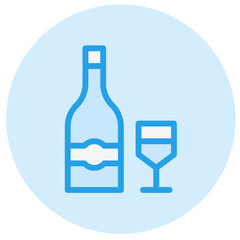 Wine Vector Icon Design Illustration