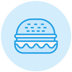 Hamburger Vector Icon Design Illustration