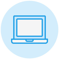 Laptop Vector Icon Design Illustration