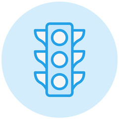 Traffic light Vector Icon Design Illustration