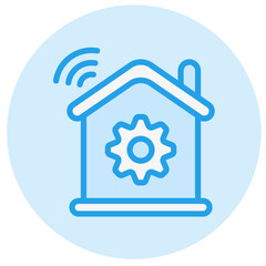 Smart Home Vector Icon Design Illustration