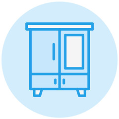Wardrobe Vector Icon Design Illustration