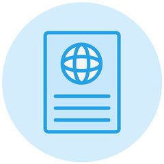 Citizenship Vector Icon Design Illustration