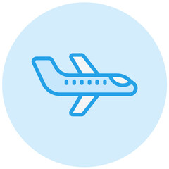 Plane Vector Icon Design Illustration