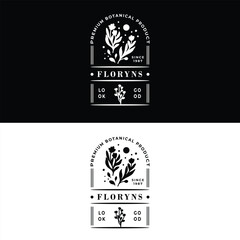 Beautiful Florist Botanical Logo