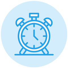 Alarm Clock Vector Icon Design Illustration