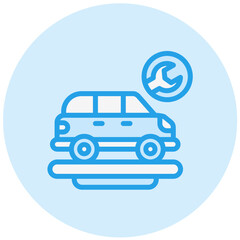 Car repair Vector Icon Design Illustration