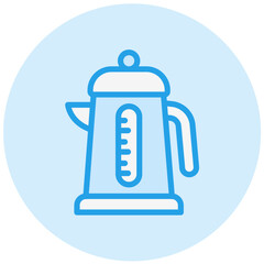 Electric Kettle Vector Icon Design Illustration