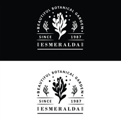 Beautiful Florist Botanical Logo