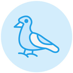 Seagull Vector Icon Design Illustration