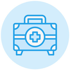 Obraz premium First Aid Kit Vector Icon Design Illustration