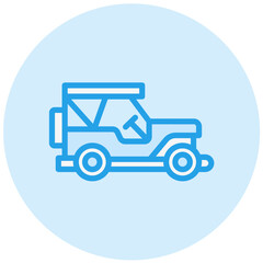 Jeep Vector Icon Design Illustration