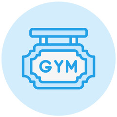 Gym Board Vector Icon Design Illustration