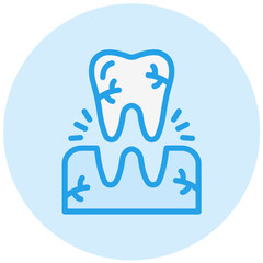 Tooth Extraction Vector Icon Design Illustration