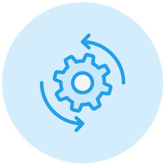 Agile Vector Icon Design Illustration