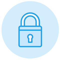 Padlock Vector Icon Design Illustration