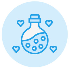Love Potion Vector Icon Design Illustration