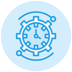 Time Management Vector Icon Design Illustration