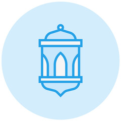 Lantern Vector Icon Design Illustration