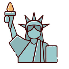 Liberty Statue Icon