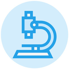 Microscope Vector Icon Design Illustration