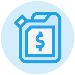 Oil Price Vector Icon Design Illustration