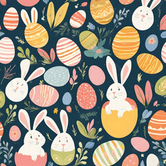 easter seamless pattern