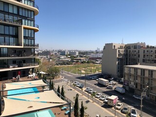 Vue d'un immeuble à Tel Aviv en Israel