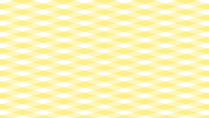 Diagonal yellow checkered in the white background