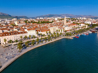 Obraz premium Aerial view of Split City, Croatia