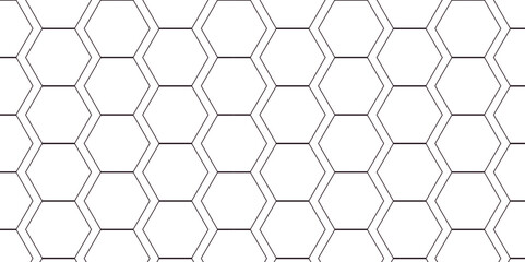 Abstract background with hexagon, modern abstract vector polygonal pattern. Futuristic abstract honeycomb technology white background. Luxury white hexagon pattern.