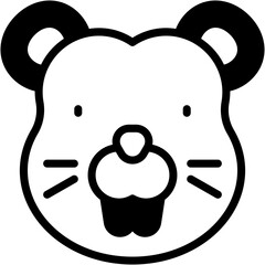 Vector Icon Beaver, Mammal, Animal, Wildlife, Animal Kingdom, Zoo