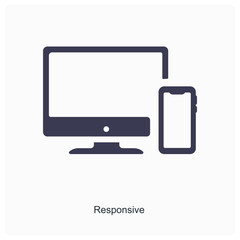 responsive and device icon concept