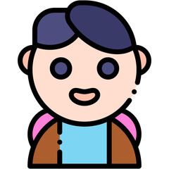 Vector Icon Superhero, Futuristic, Hero, Boy, Superpower, Avatar