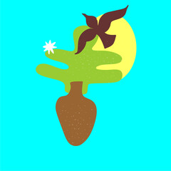 A collection of contemporary Matisse inspired posters. Abstract organic shape. Creative art, hand drawn collage set, Vector Illustration