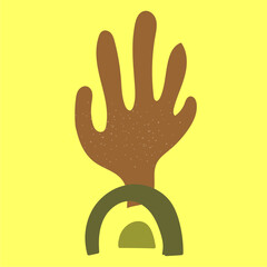 A collection of contemporary Matisse inspired posters. Abstract organic shape. Creative art, hand drawn collage set, Vector Illustration