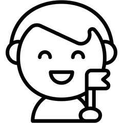 Vector Icon Leader, Ambassador, Leadership, Avatar, Person, User