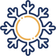 Vector Icon Snow, Snowflake, Weather, Cold, Nature, Winter