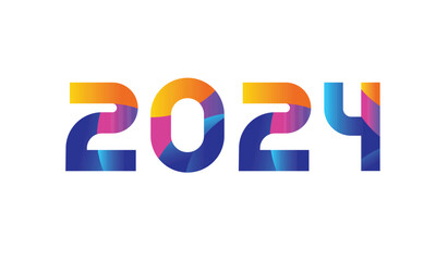 2024 Colorful Logo Modern Business Innovation Blue