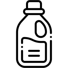 Vector Icon Detergent, Bleach, Laundry, Disinfectant, Chemical, Cleaning