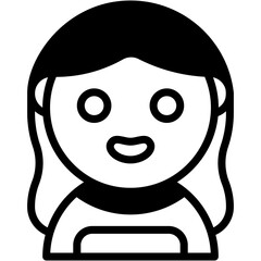 Vector Icon Heroine, Science Fiction, Costume, Girl, Avatar, People