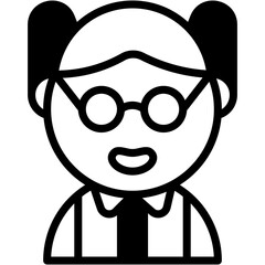 Vector Icon Mad Scientist, Laboratory, Man, Science, Jobs, Avatar