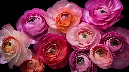 The intricate layers of a blooming ranunculus, each petal a masterpiece of nature.