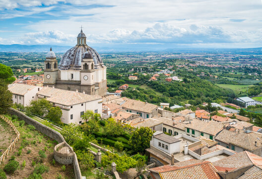 Scenic sight in Montefiascone, province of Viterbo, Lazio, Italy.