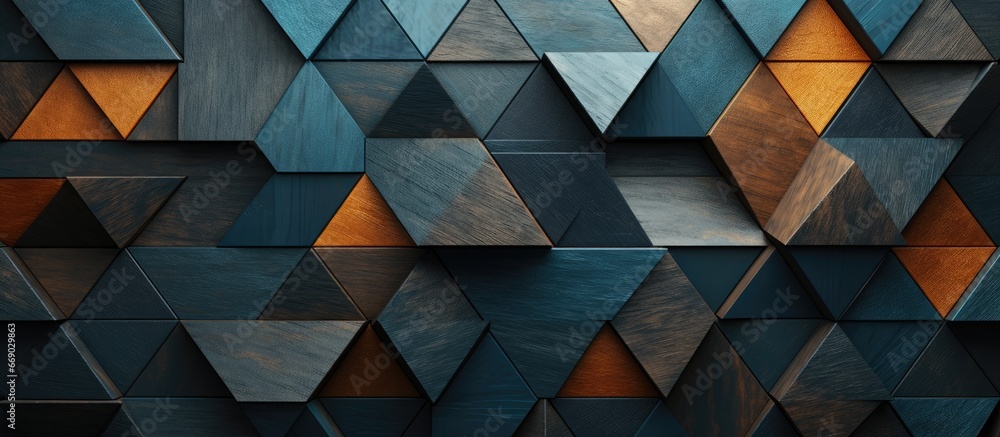 Poster repeated pattern combining geometric and textured elements with a blend of classic and contemporary 