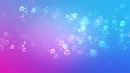 Beautiful soft colorful gradient bubble abstract wave background